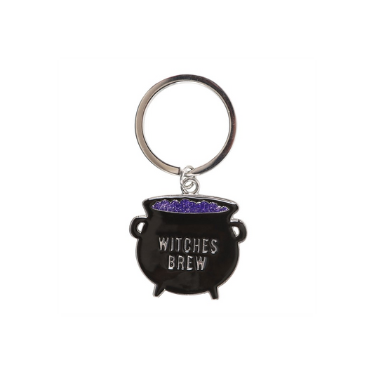 Witches Brew Cauldron Keyring