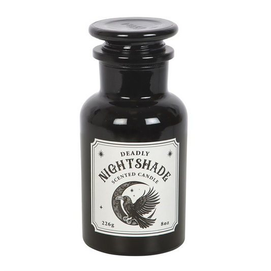 Mystic Raven Deadly Nightshade Apothecary Candle