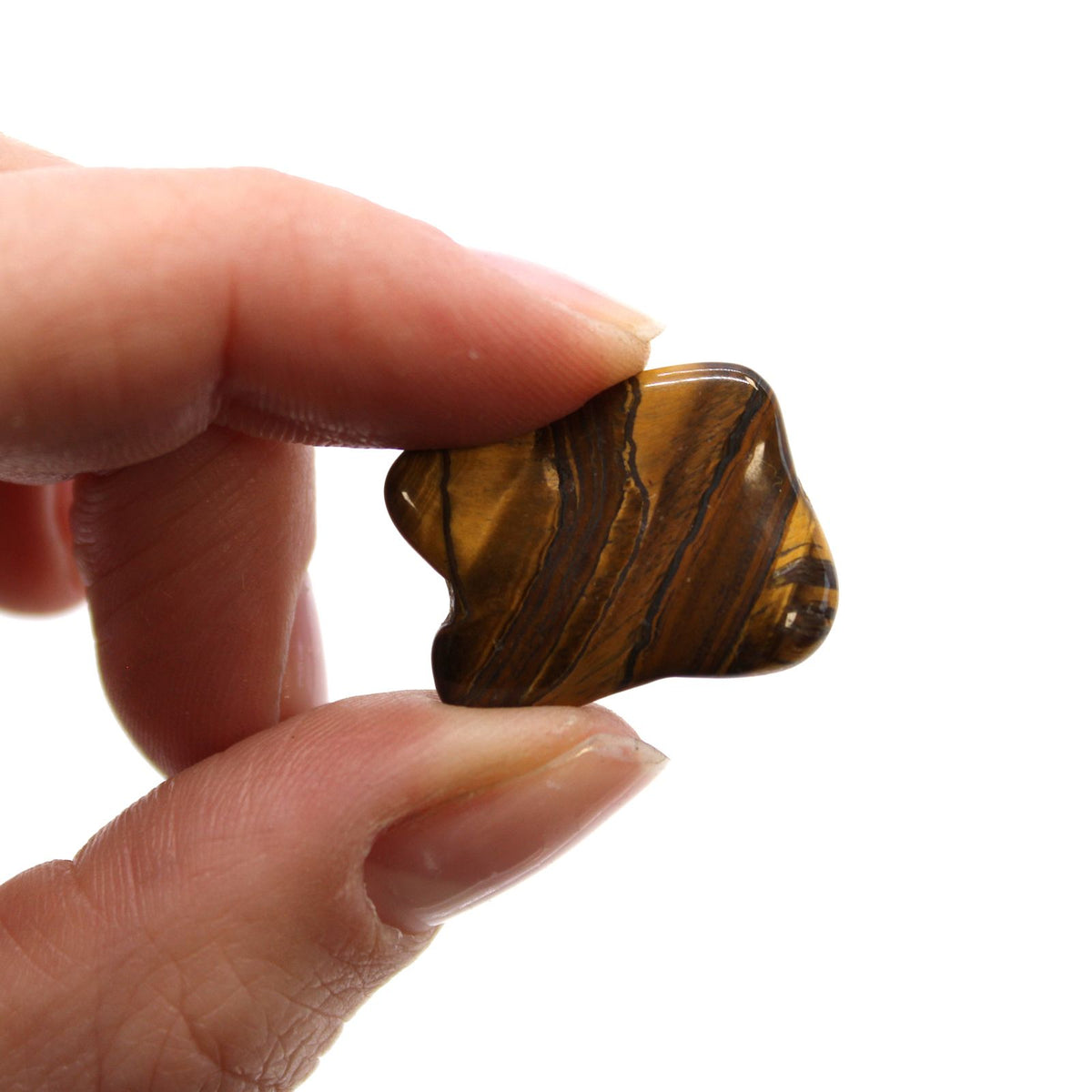 Small Tumble Stones - Tigers Eye - Golden