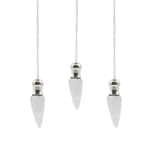 Secret Cavity Discovery of Truth Pendulum - Clear Quartz