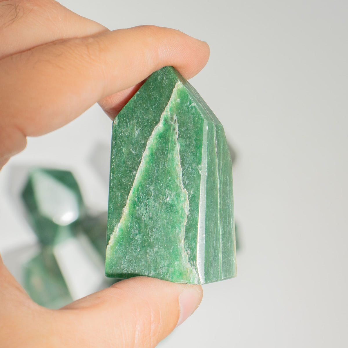 Gemstone Points - Indian Jade