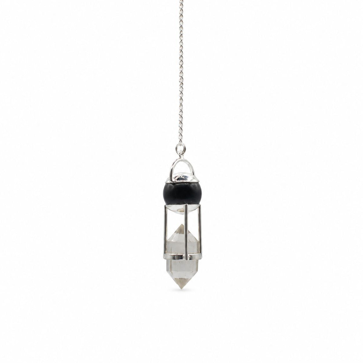 Double Power Pendulum - Obsidian Globe