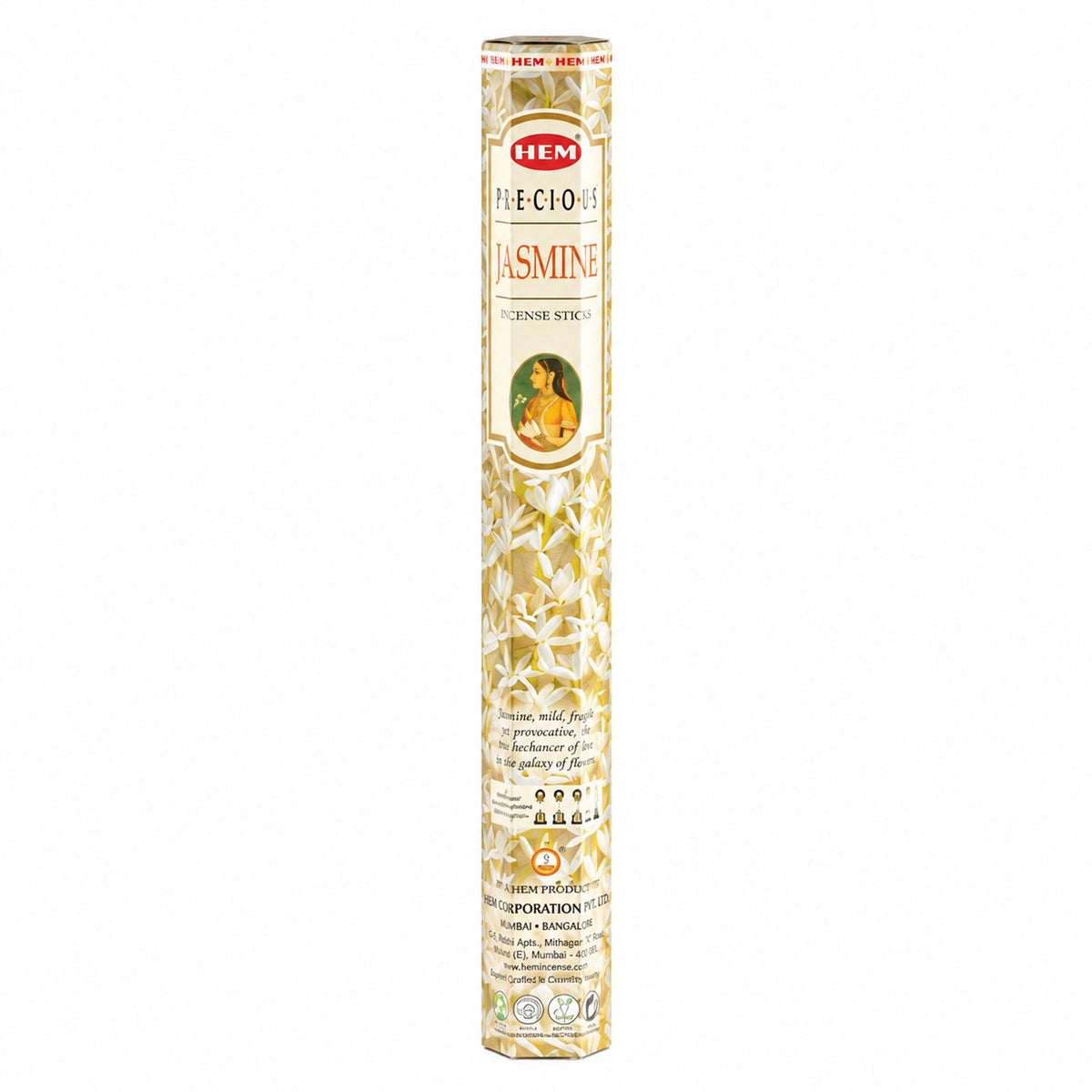 HEM Hexagonal Incense - Precious Jasmine