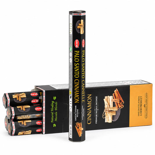 HEM Hexagonal Incense - Palo Santo Masala - Cinnamon