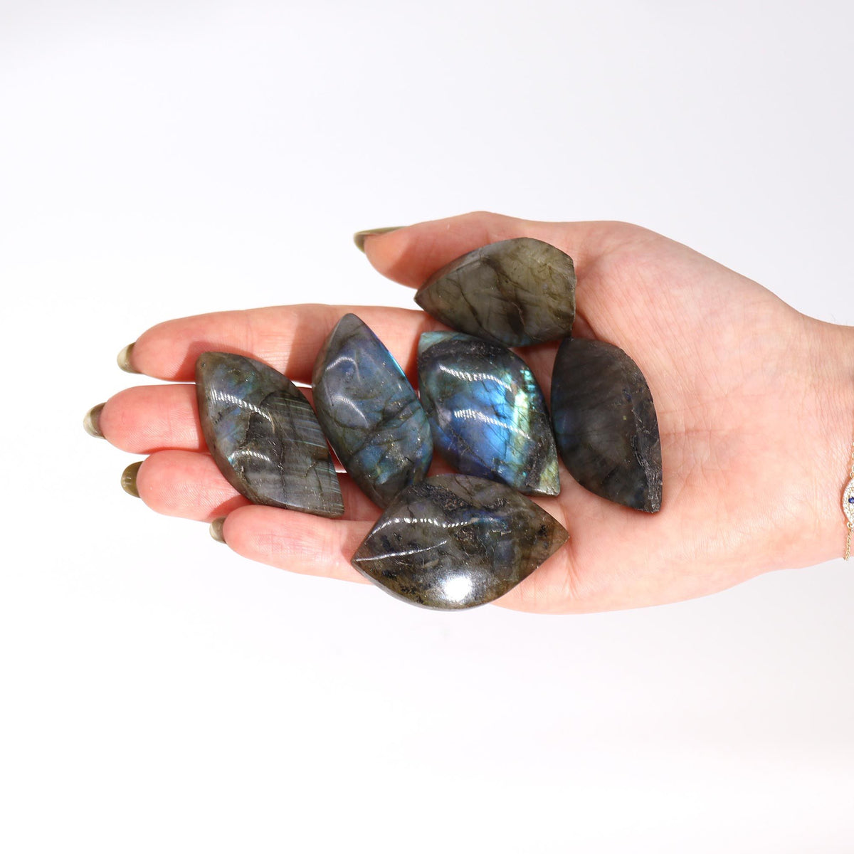 Madagascar Labradorite Leaf Stone
