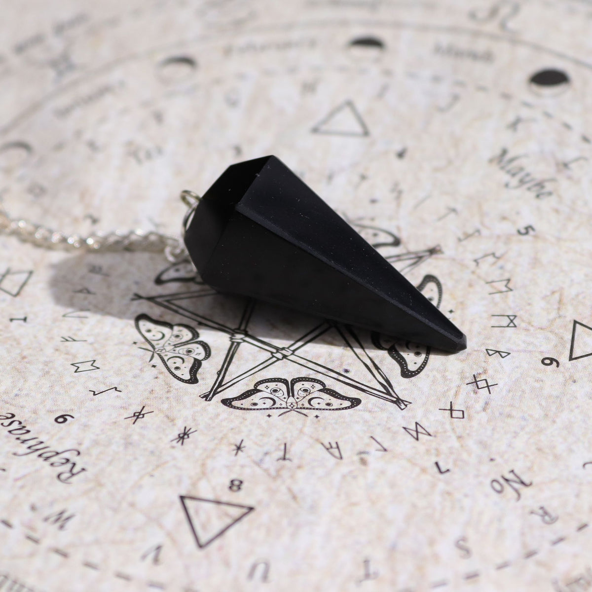 Ancient Witch Spell Incense - Success - Obsidian Pendulum
