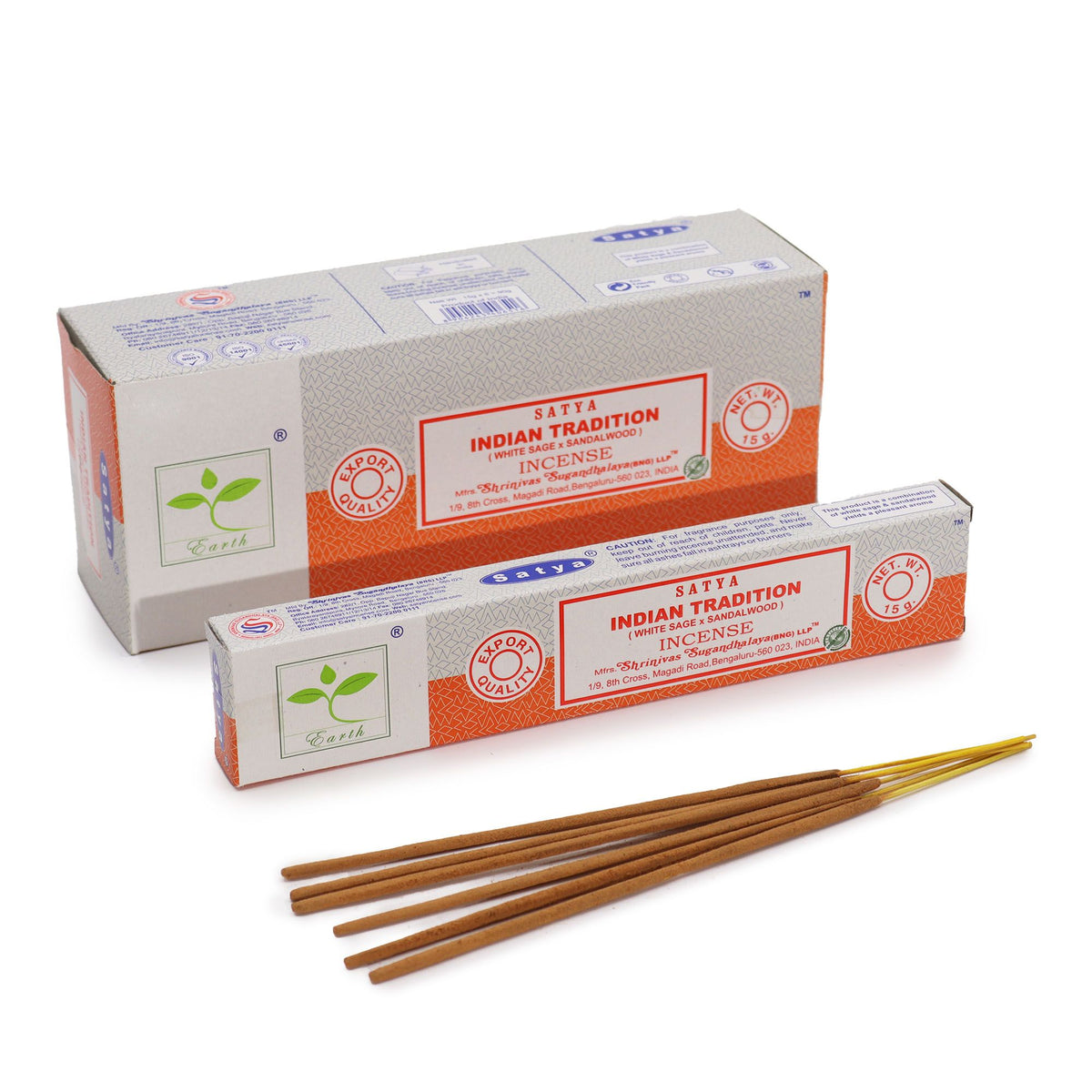Indian Tradition Incense - White Sage & Sandalwood - 15g