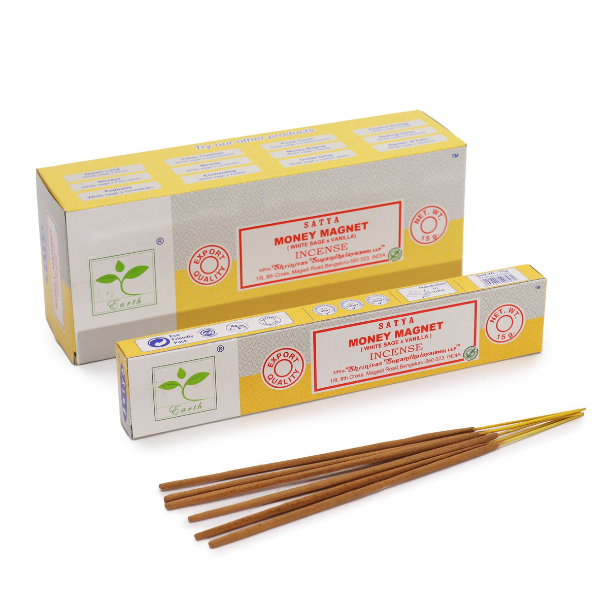 Money Magnet Incense - White Sage & Vanilla - 15g