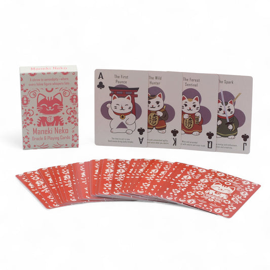 Fortune Cats Oracle Cards - Maneki Neko Deck