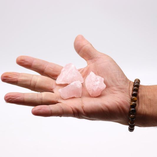 Raw Crystals - Rose Quartz - 500g
