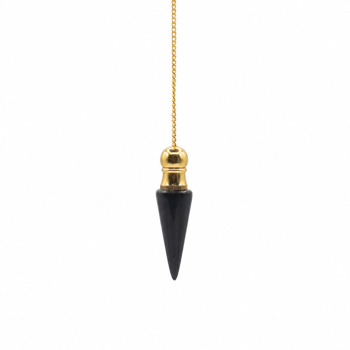 Secret Cavity Discovery of Truth Pendulum - Black Agate