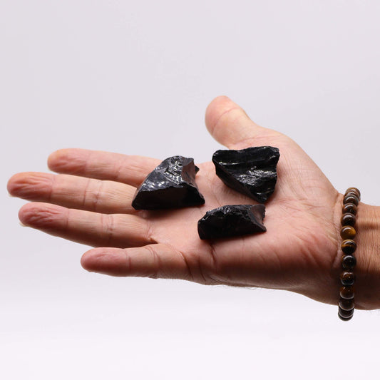 Raw Crystals - Black Agate - 500g