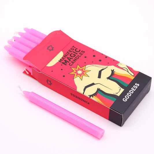 Pink Manifest Magic Candles