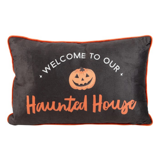 40cm Rectangular Haunted House Cushion