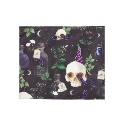 Venom & Vines Print Makeup Bag