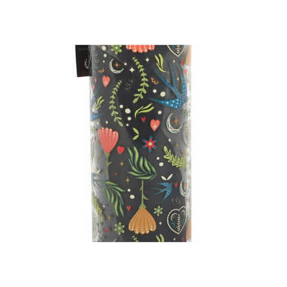 Midnight Bloom Print French Tulip Tube Candle