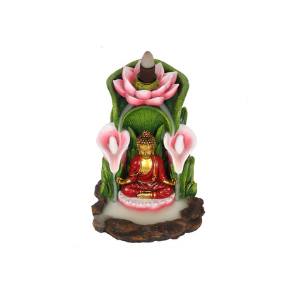 Colourful Buddha Backflow Incense Burner