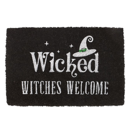 Black Wicked Witches Welcome Doormat