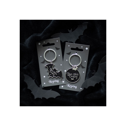 Bat Shit Crazy Keyring
