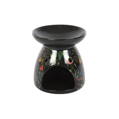 Midnight Bloom Print Oil Burner