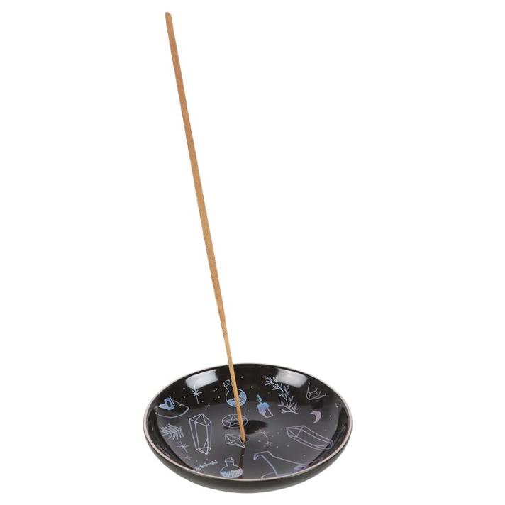 Crystal Witch Incense Holder Plate