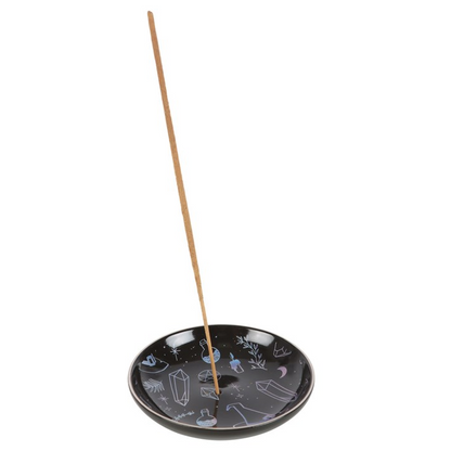 Crystal Witch Incense Holder Plate