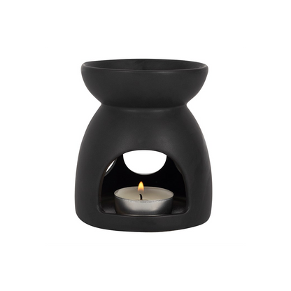 Black Triple Moon Cut Out Oil Burner