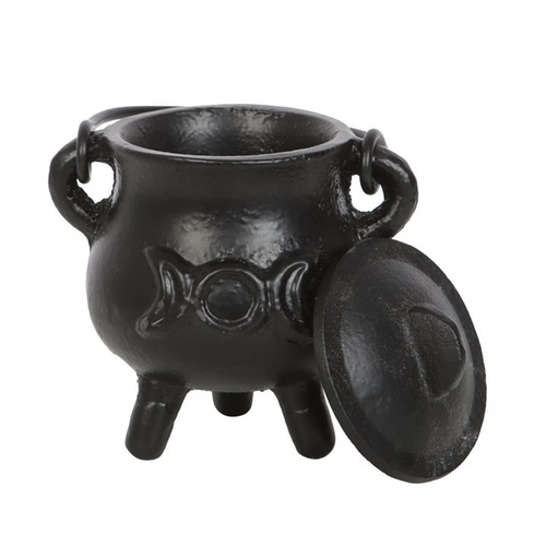 7.5cm Cast Iron Cauldron with Triple Moon