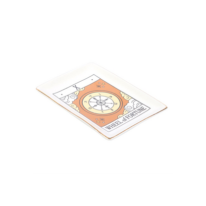 The Wheel of Fortune Vintage Tarot Trinket Dish
