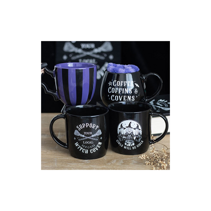 Coffee, Coffins & Covens Mug and Socks