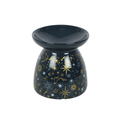 Blue Starry Night Oil Burner and Wax Warmer