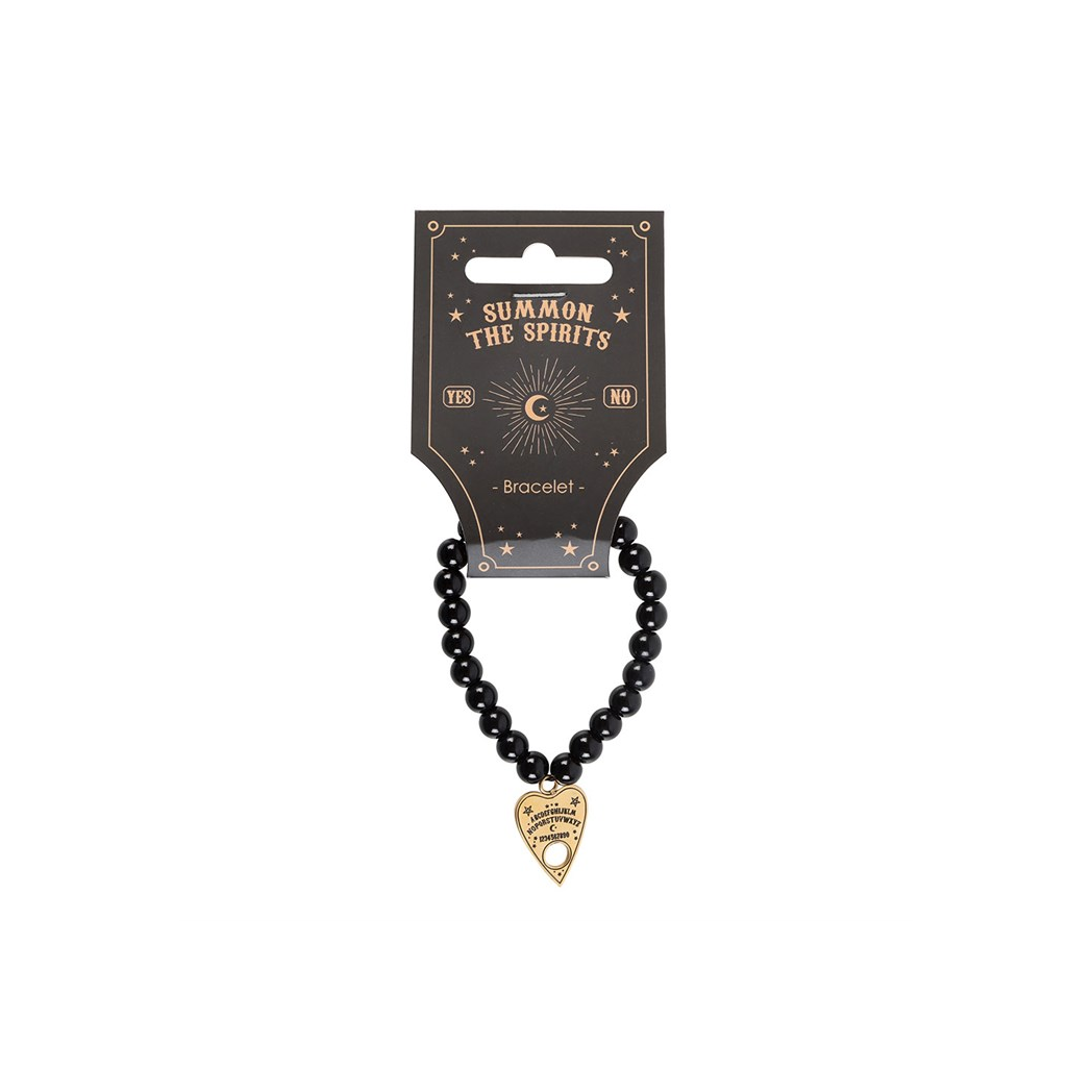 Talking Board Planchette Beaded Charm Bracelet
