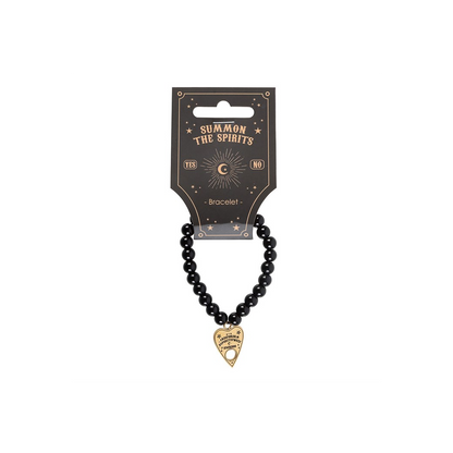 Talking Board Planchette Beaded Charm Bracelet