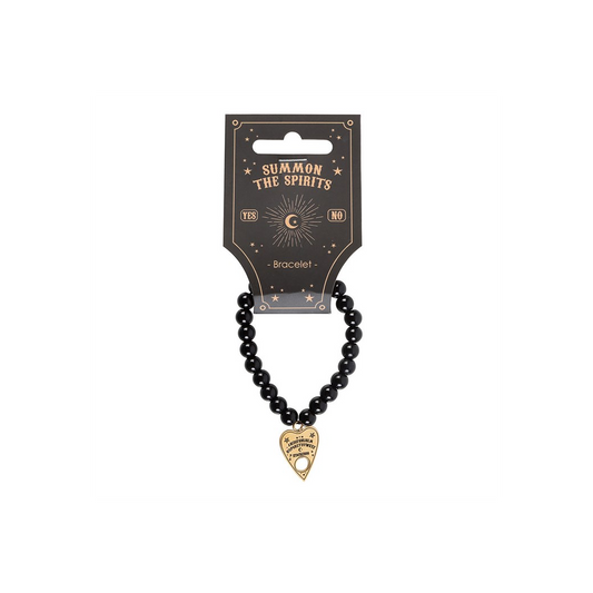 Talking Board Planchette Beaded Charm Bracelet