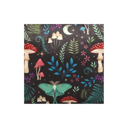 35cm Square Dark Forest Print Cushion