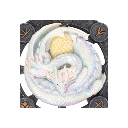 Ostara Dragon Resin Wall Plaque by Anne Stokes