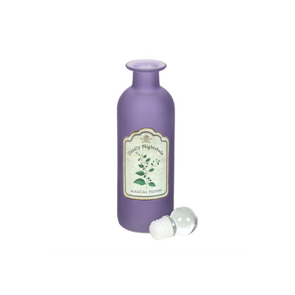 Deadly Nightshade Decorative Glass Potion Bottle
