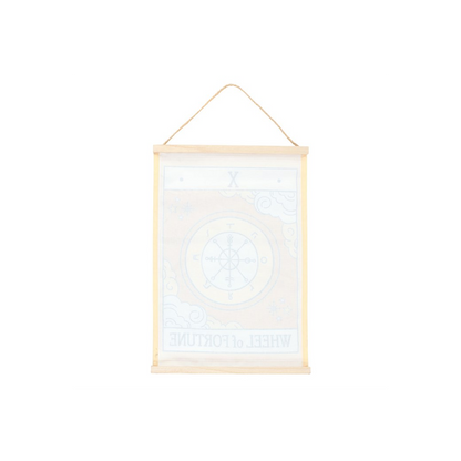 The Wheel of Fortune Vintage Tarot Wall Hanging