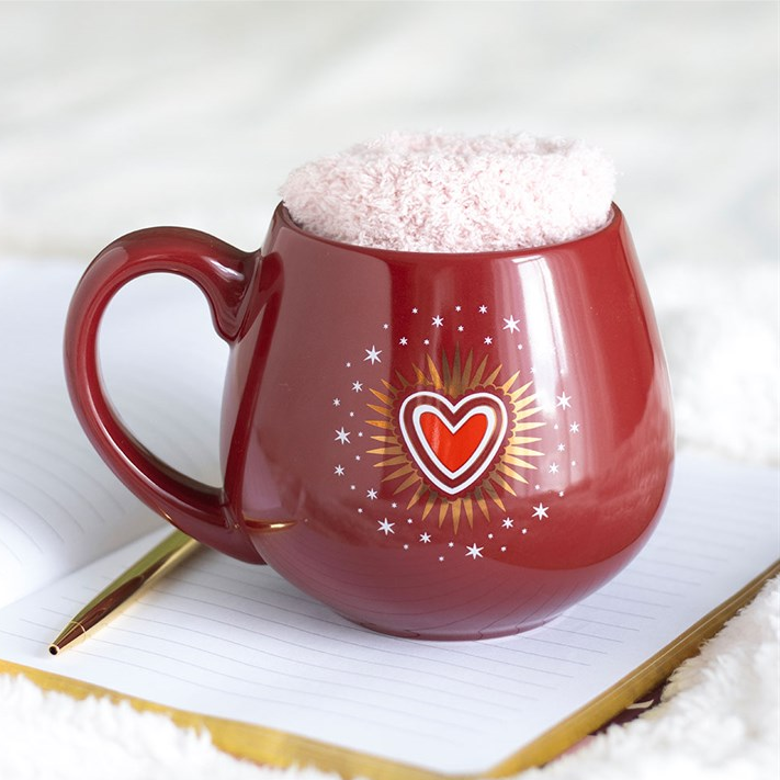 Sacred Heart Mug and Socks Set