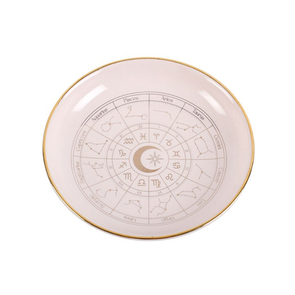 Off White Astrology Wheel Trinket Dish