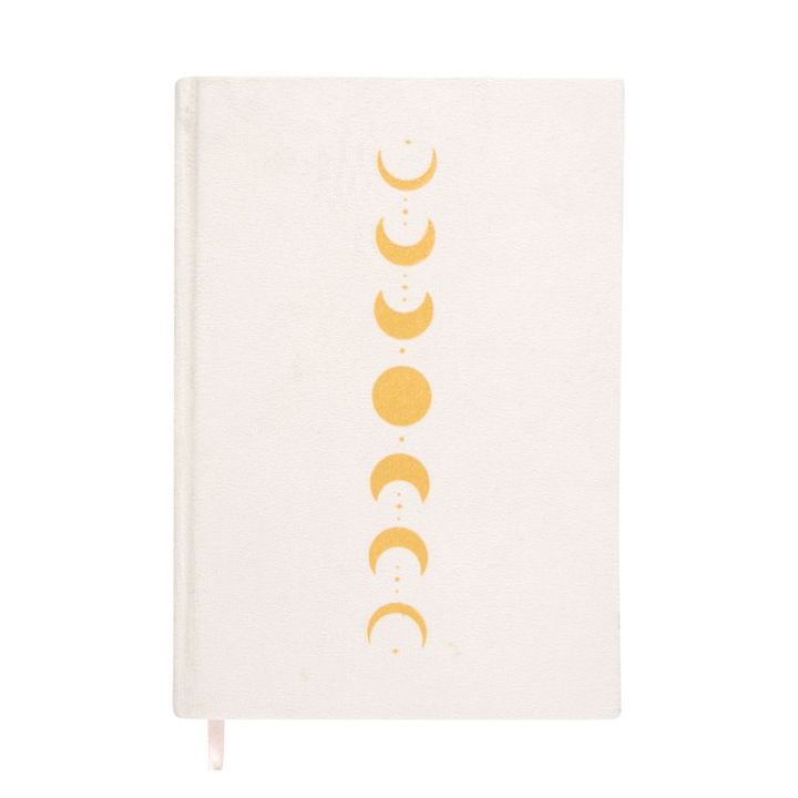 Moon Phase Velvet A5 Notebook