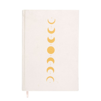 Moon Phase Velvet A5 Notebook