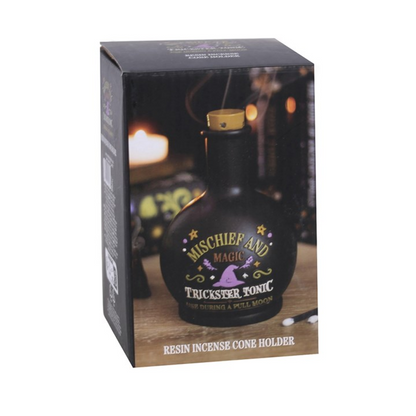 Mischief and Magic Potion Bottle Incense Cone Holder