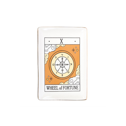 The Wheel of Fortune Vintage Tarot Trinket Dish