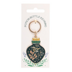 Green Witch Potion Bottle Keyring