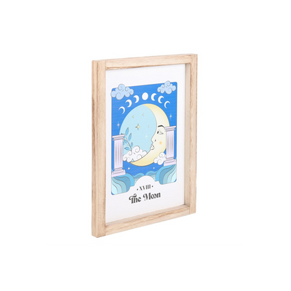 The Moon Celestial Framed Wall Print