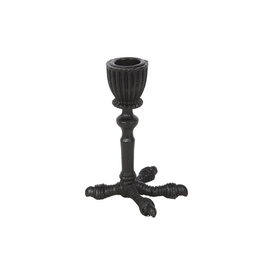 Raven Claw Taper Candle Holder
