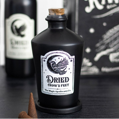 Dried Crow's Feet Incense Cone Holder
