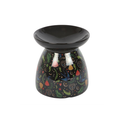 Midnight Bloom Print Oil Burner