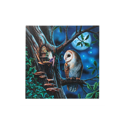 Fairy Tales Light Up Canvas Plaque by Lisa Parker